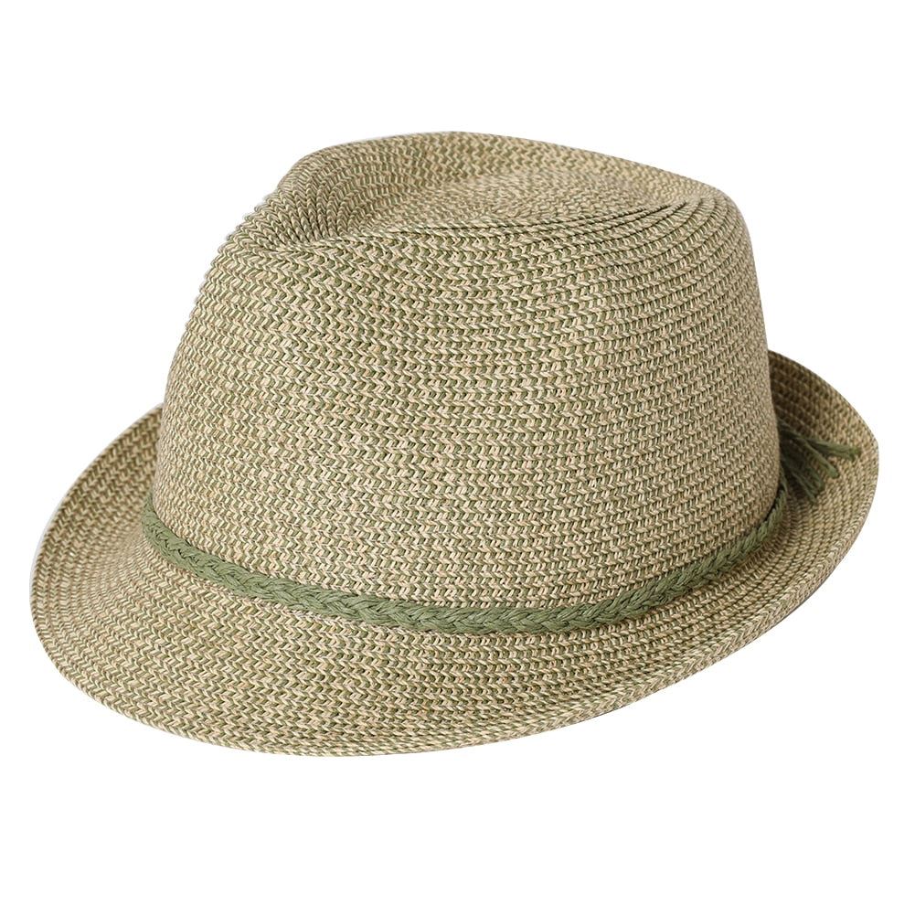 Comhats Summer Straw Fedora For Men Women Short Brim Beach Panama Cuban Sun Hat