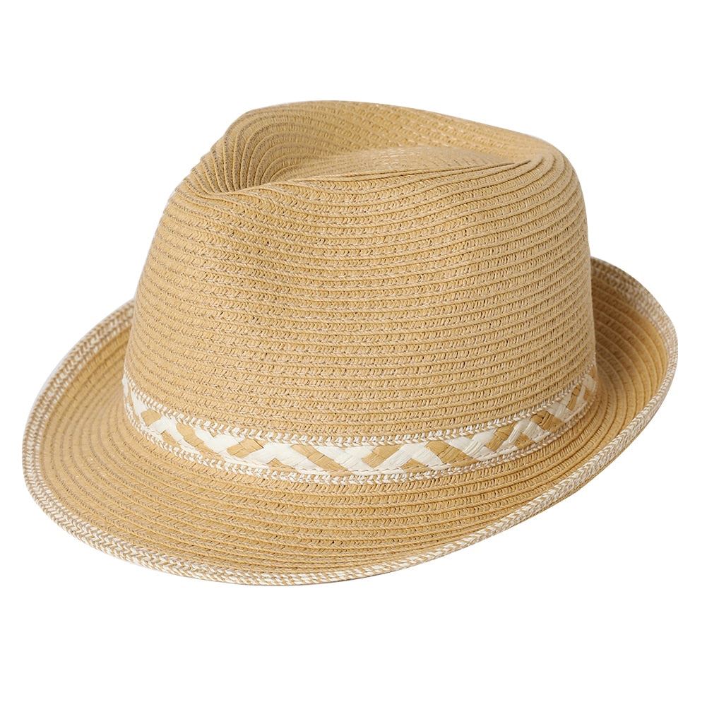 Comhats Summer Straw Fedora For Men Women Short Brim Beach Panama Cuban Sun Hat