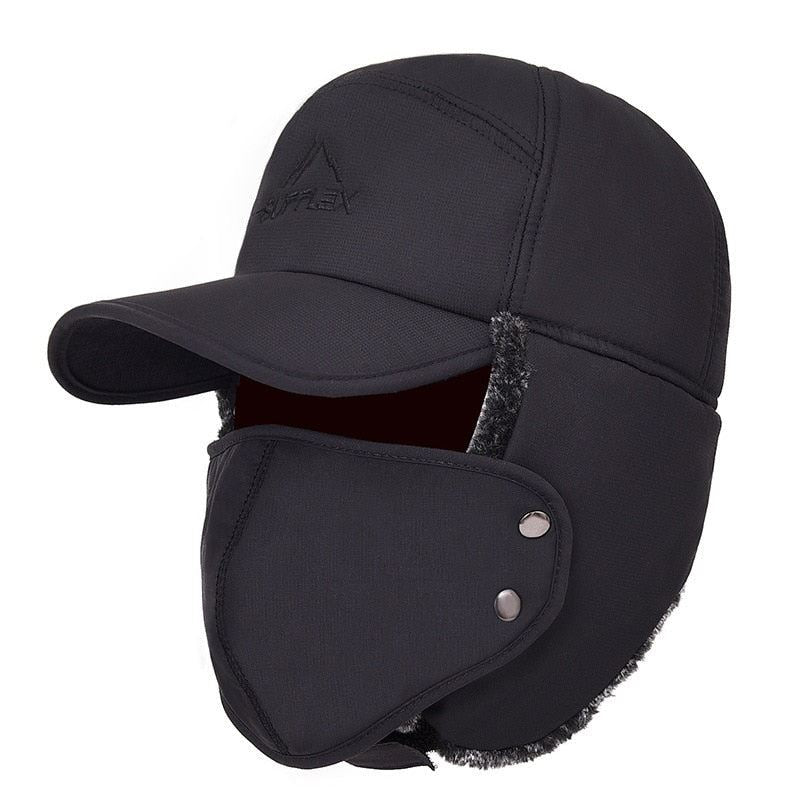 Winter Thermal Bomber Hats  Keep Warm Soft Men Women Fashion Ear Protection Face