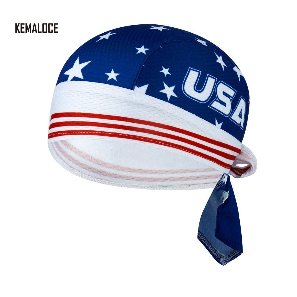 KAMALOCE UV Protection Team Men Summer Full Sublimation Cycling Cap MTB De Cicli