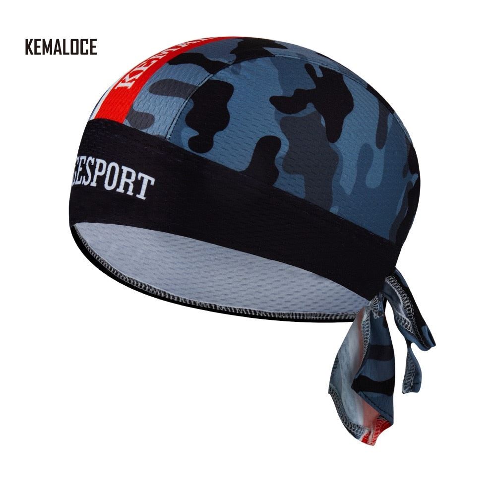 KAMALOCE UV Protection Team Men Summer Full Sublimation Cycling Cap MTB De Cicli