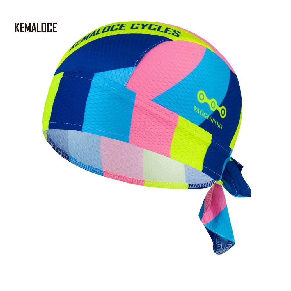 KAMALOCE UV Protection Team Men Summer Full Sublimation Cycling Cap MTB De Cicli