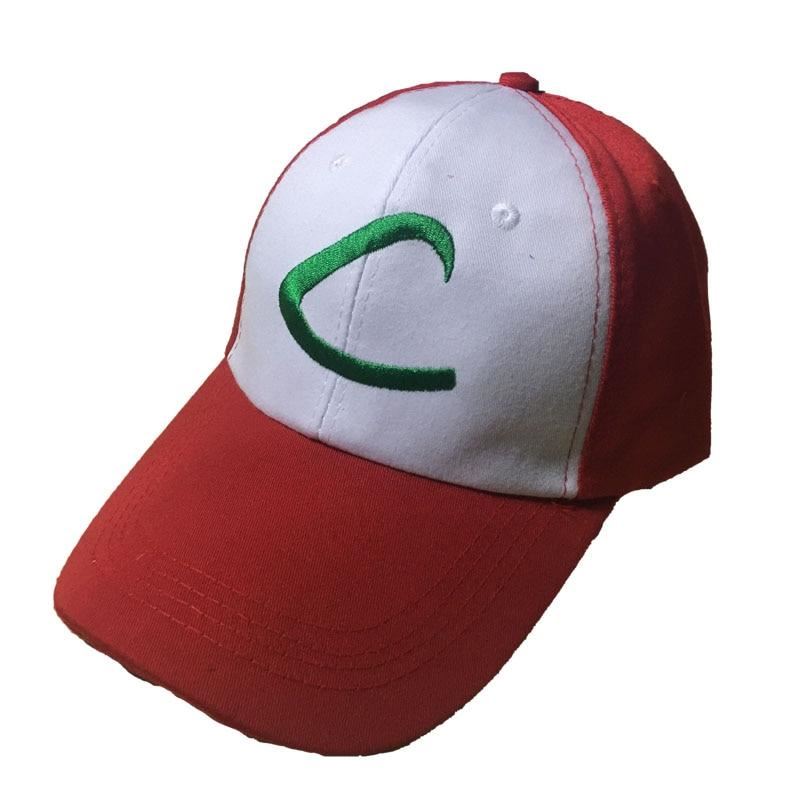 Anime Pocket Monster Women Ash Ketchum Unisex Adult Cosplay Costumes Mens Hats P