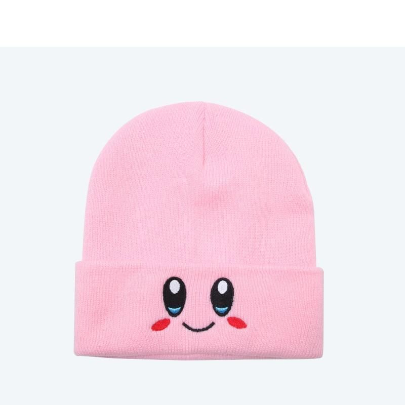 Anime Cartoon Cute Face Eyes Hat Cosplay Keep Warm Knitted Hat Unisex Adult Kids