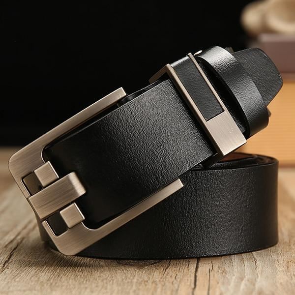 Belt male leather belt men strap male genuine leather luxury pin buckle be