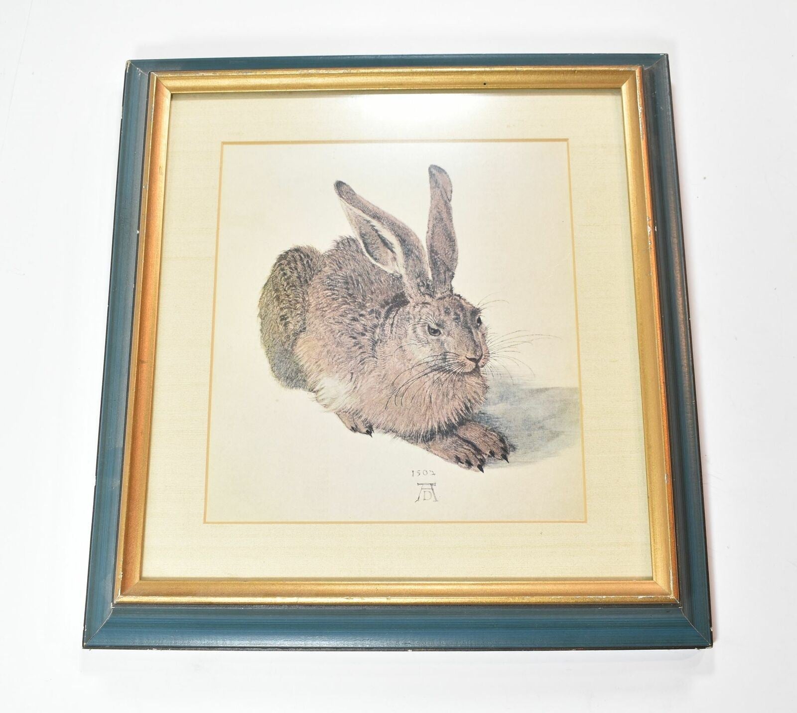 Durer Hare Artist Painting The Rabbit 1502 Original 13x14In Authentic Reprint