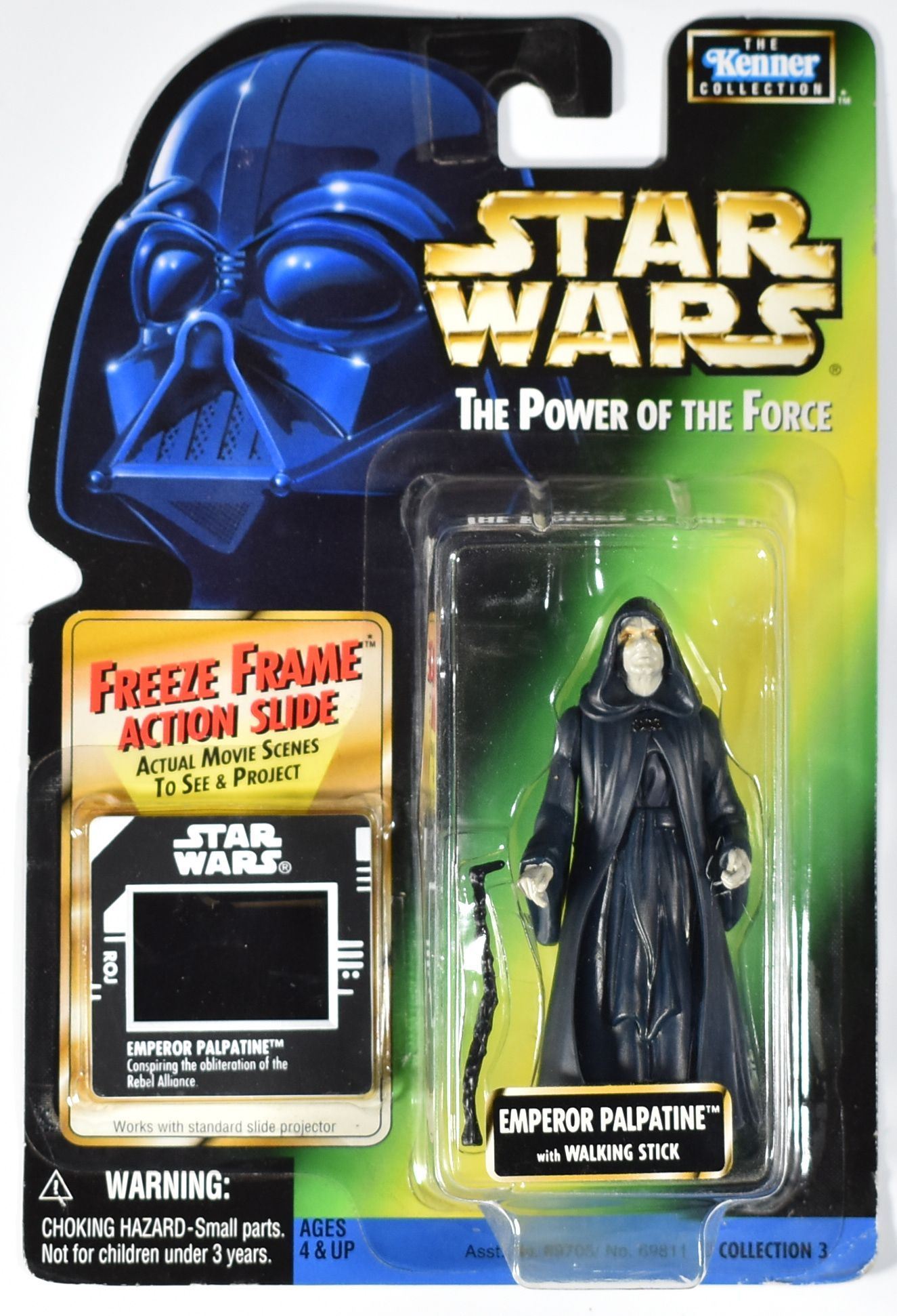 Star Wars Power of the Force Freeze Frame Kenner Action Figure Emperor Palpatine