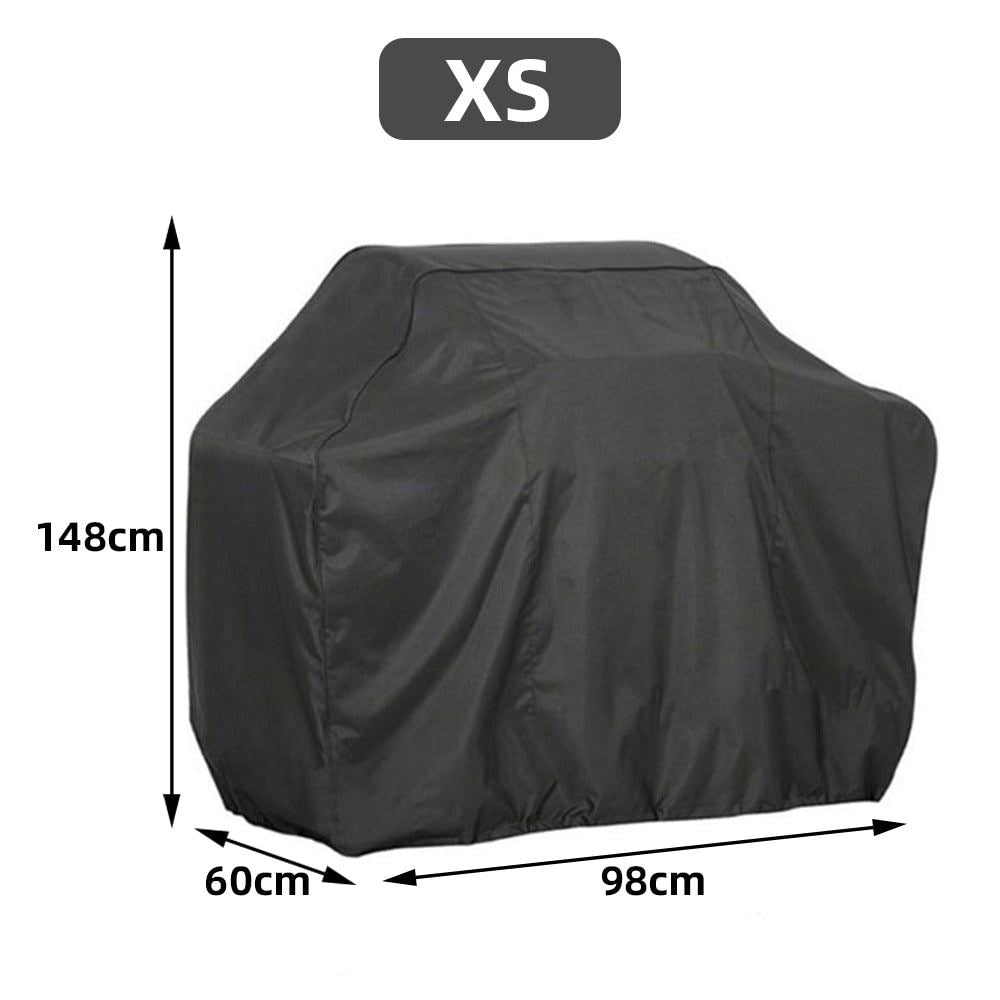 BBQ Grill Cover Waterproof Outdoor Barbecue Cover Heavy Duty Anti Sun Rain Prote