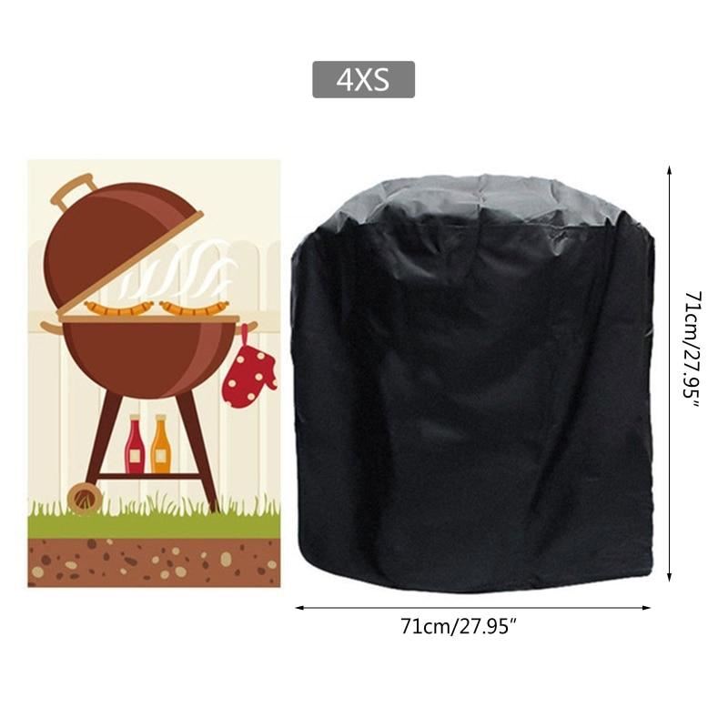 BBQ Cover 1PC 190T/210D Anti-Dust Waterproof Weber Heavy Duty Charbroil Grill