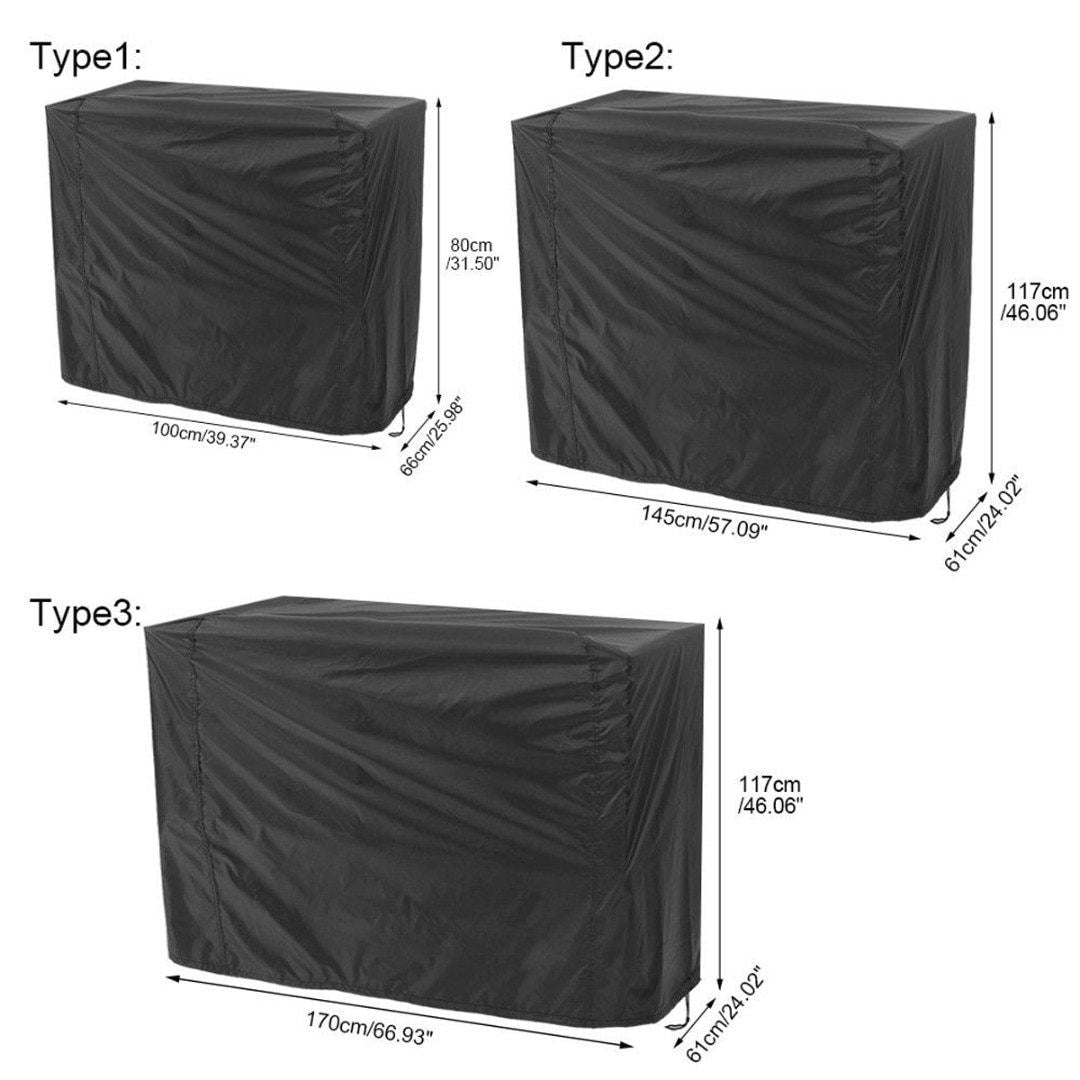 Waterproof Barbecue Cover Anti Dust Rain Cover 3 Sizes Garden Yard Grill Cover P