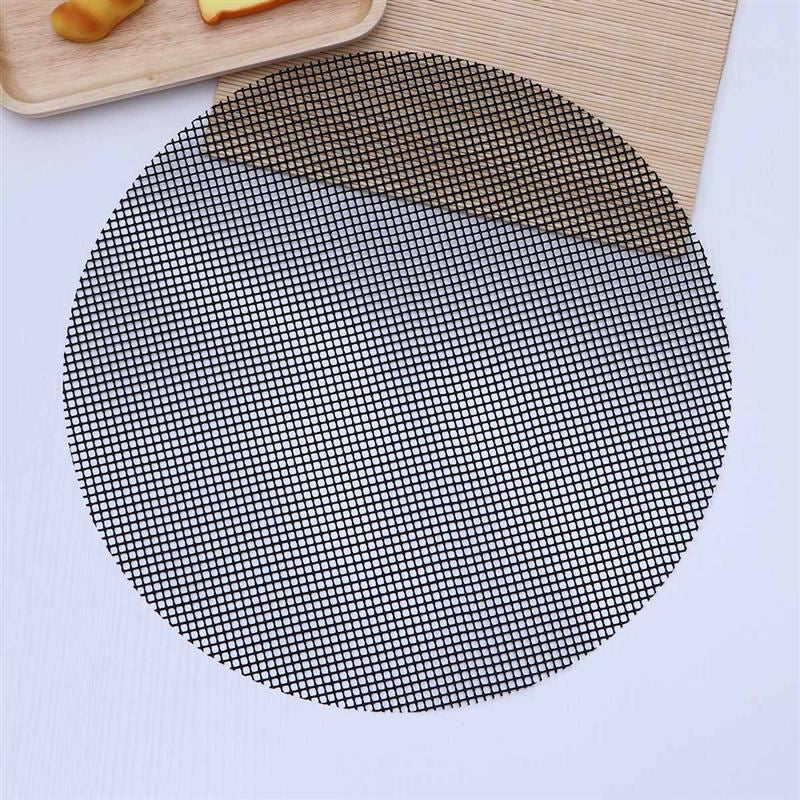 Barbecue Grill Mesh Mat Nonstick BBQ Mat Net Cook Grate Cover 40cm Round Grill G