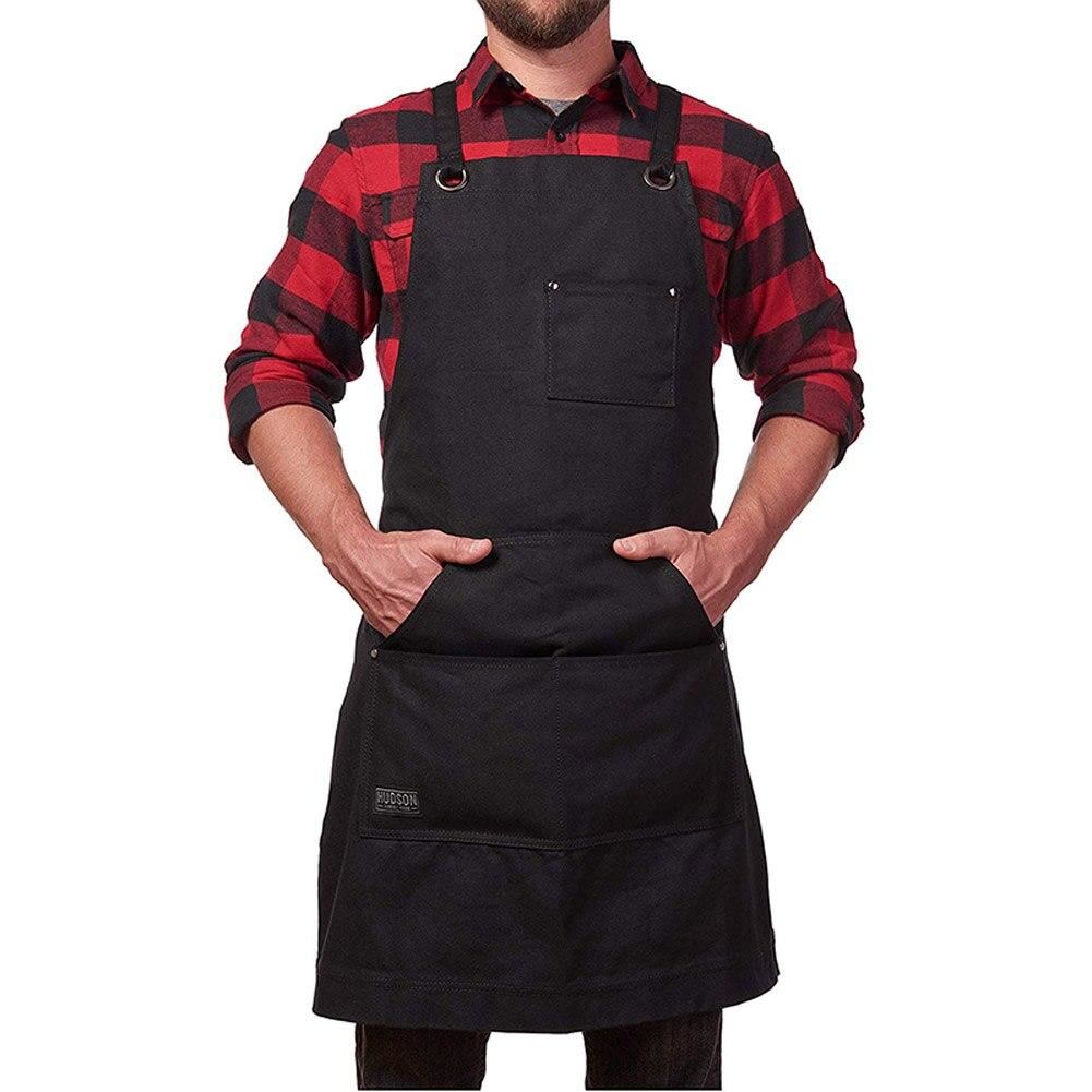 Multiple Funcation Pockets Garden Apron Home BBQ Barbecue Work Clothes Decoratio