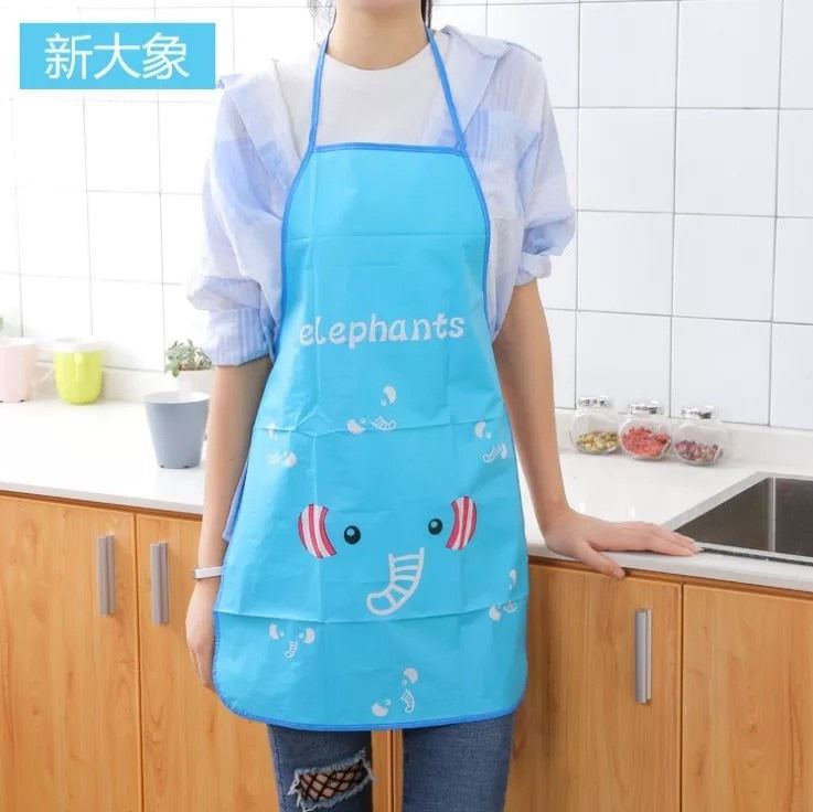 Rabbit Printing Kids Aprons BBQ Bib Apron For Women Cooking Baking Restaurant ap