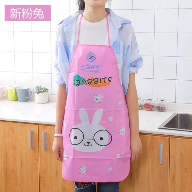 Rabbit Printing Kids Aprons BBQ Bib Apron For Women Cooking Baking Restaurant ap