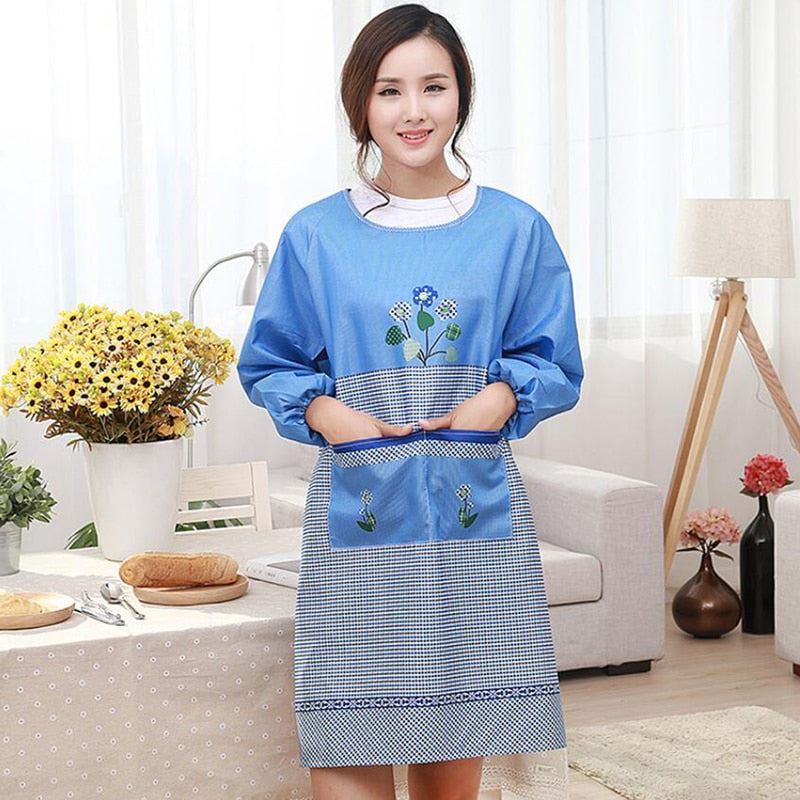 Waterproof Apron Cooking Kitchen Aprons For Women Home Cleaning Hairdresser Baki