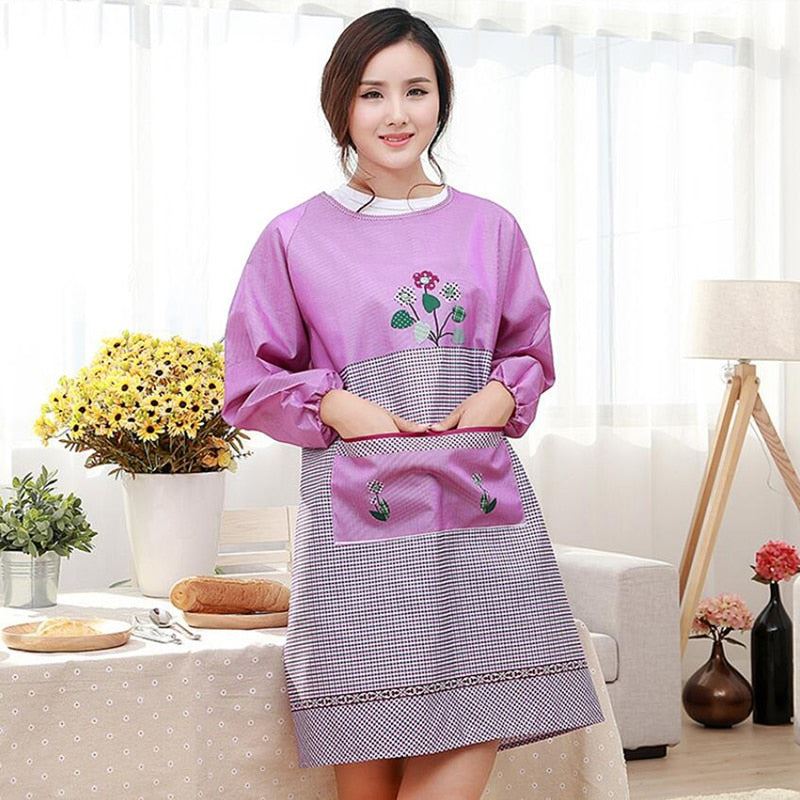 Waterproof Apron Cooking Kitchen Aprons For Women Home Cleaning Hairdresser Baki