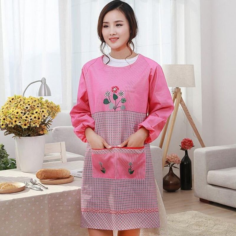 Waterproof Apron Cooking Kitchen Aprons For Women Home Cleaning Hairdresser Baki