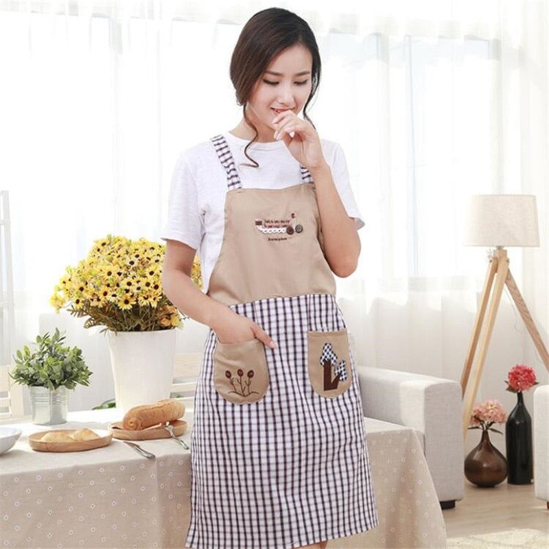 Waterproof Apron Cooking Kitchen Aprons For Women Home Cleaning Hairdresser Baki