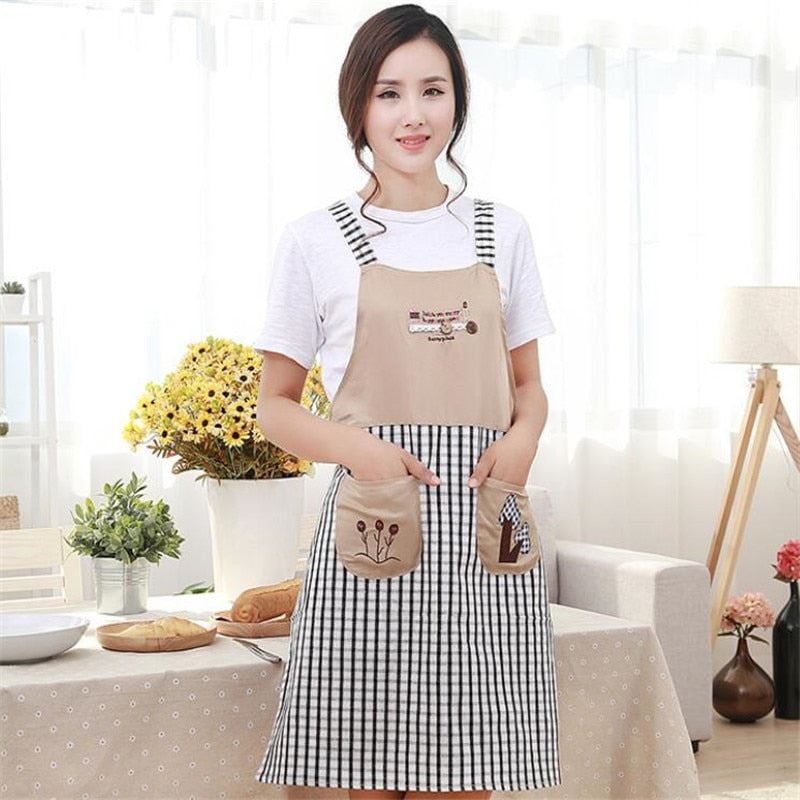 Waterproof Apron Cooking Kitchen Aprons For Women Home Cleaning Hairdresser Baki