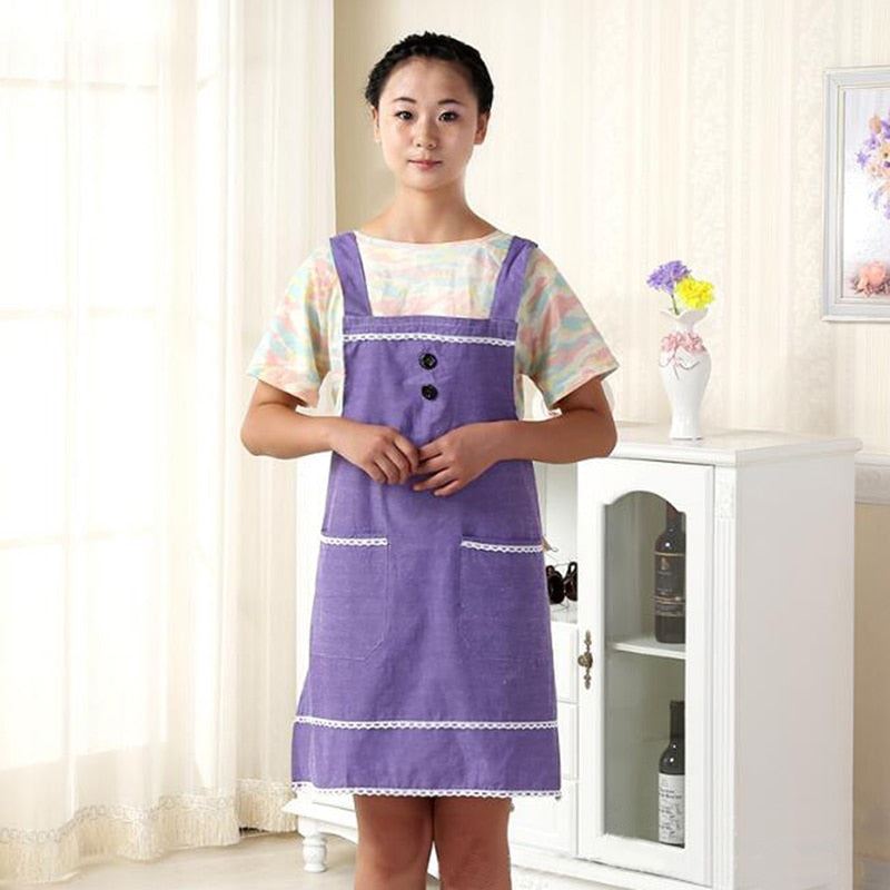 Waterproof Apron Cooking Kitchen Aprons For Women Home Cleaning Hairdresser Baki