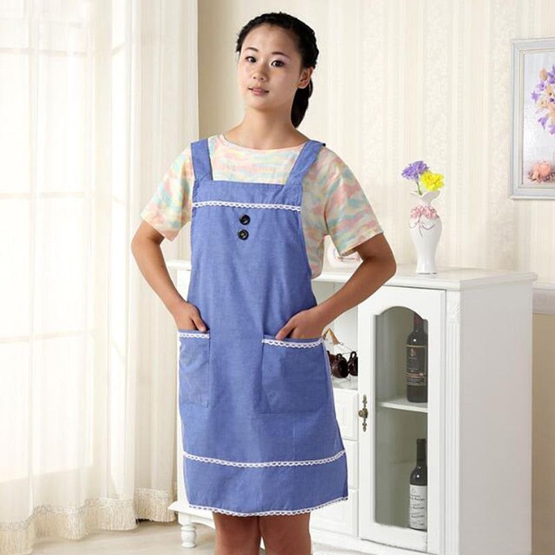 Waterproof Apron Cooking Kitchen Aprons For Women Home Cleaning Hairdresser Baki