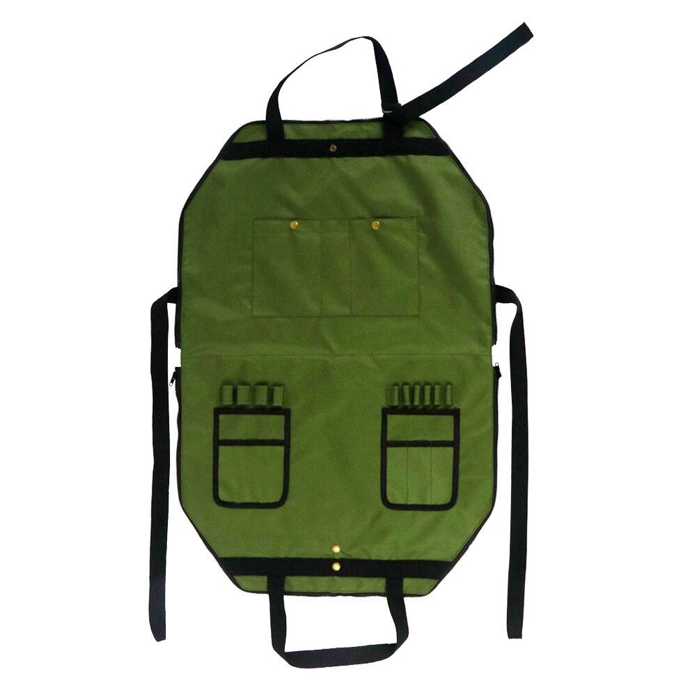 Outdoor Camping BBQ Apron Multi-purpose Firewood Storage Bag Oxford Cloth Multip