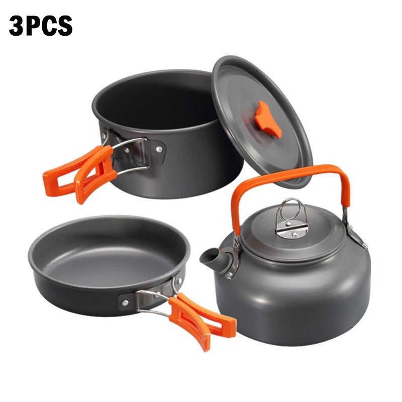 Camping Cookware Outdoor Cookware Set Camping Tableware Cooking Set Travel Table