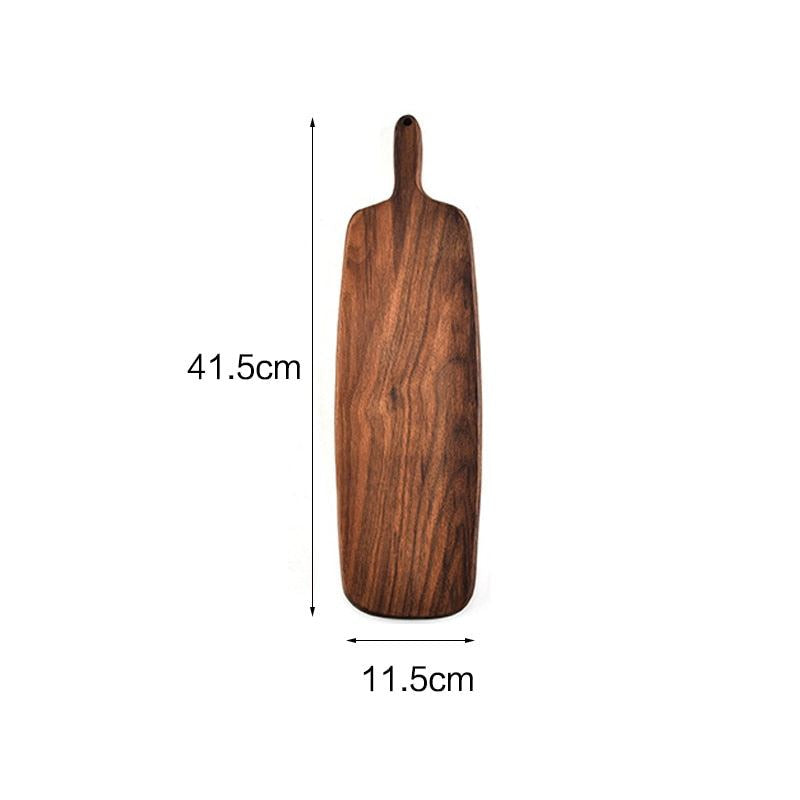 Chopping Boards Solid Wood Cutting Board Black Walnut Pizza Board Whole Wood Ste