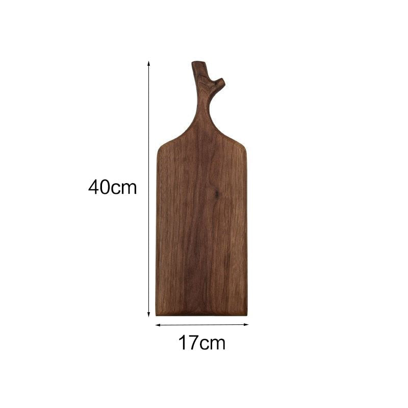 Chopping Boards Solid Wood Cutting Board Black Walnut Pizza Board Whole Wood Ste