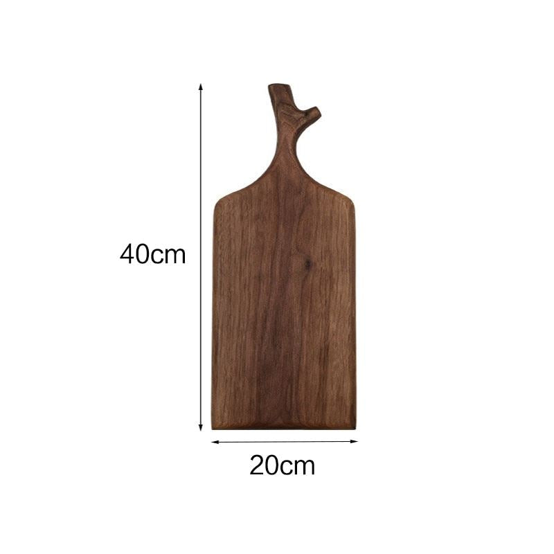 Chopping Boards Solid Wood Cutting Board Black Walnut Pizza Board Whole Wood Ste