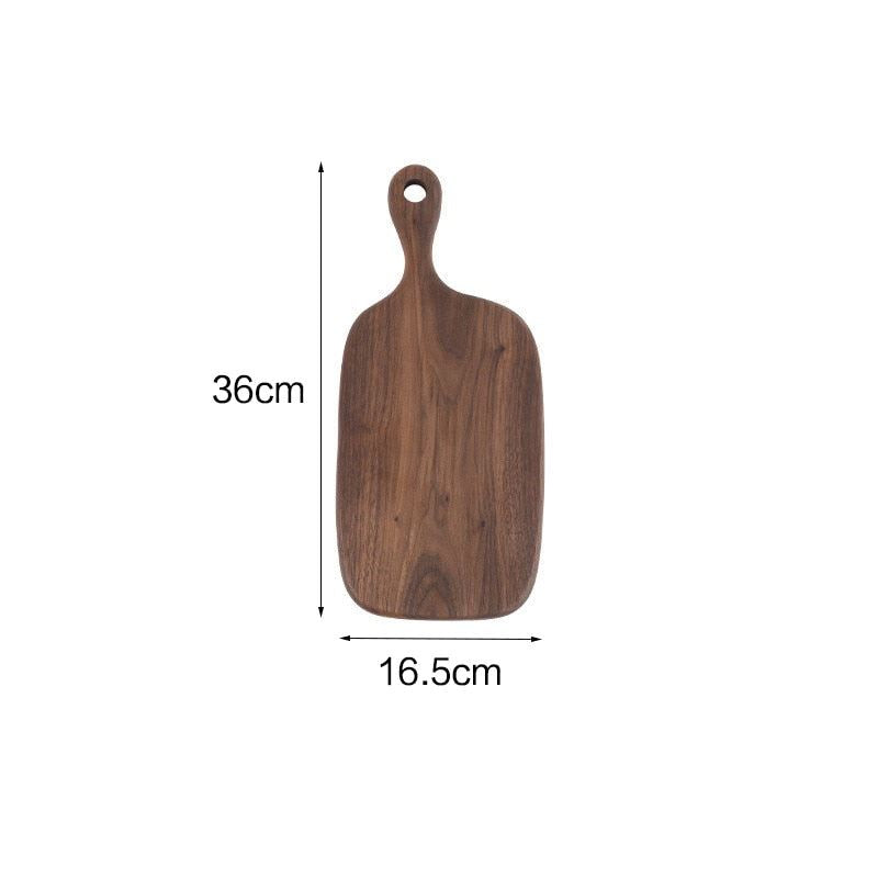 Chopping Boards Solid Wood Cutting Board Black Walnut Pizza Board Whole Wood Ste