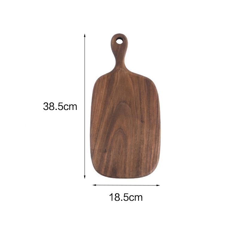 Chopping Boards Solid Wood Cutting Board Black Walnut Pizza Board Whole Wood Ste