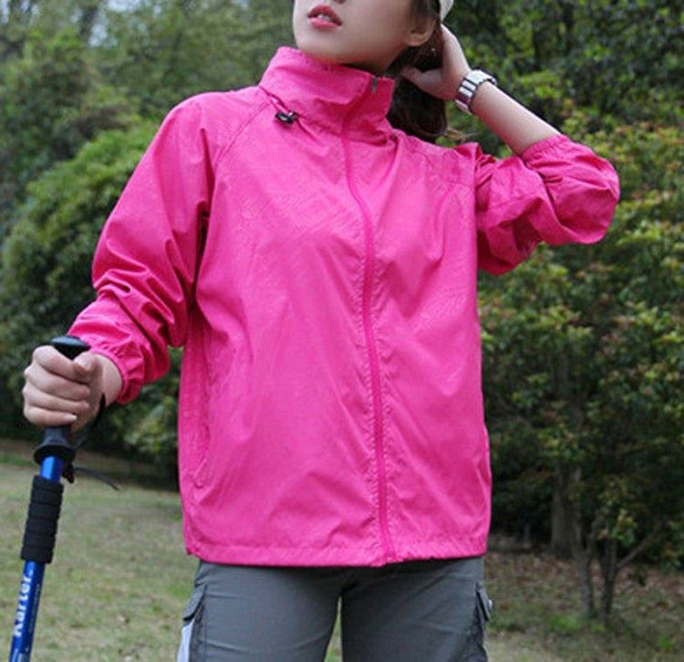 Men Women Quick Dry Hiking Jackets 2021 New Waterproof Sun-Protective Outdoor Sp