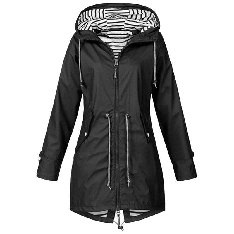 Women Jacket Coat Waterproof Windproof Transition Hooded Jackets Outdoor Hiking