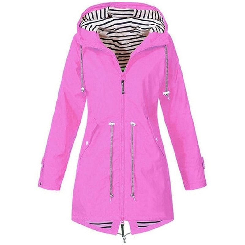 Women Jacket Coat Waterproof Windproof Transition Hooded Jackets Outdoor Hiking