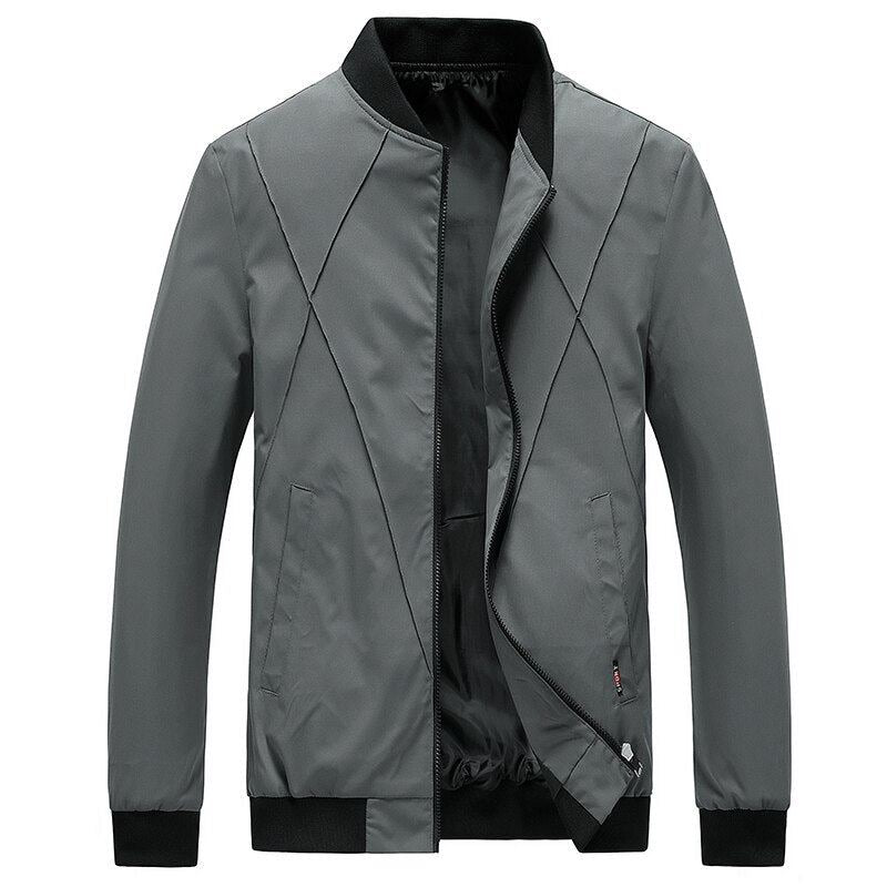 Men Jacket Spring Bomber Zipper Jacket Male Casual Streetwear Fashion Slim Fit P