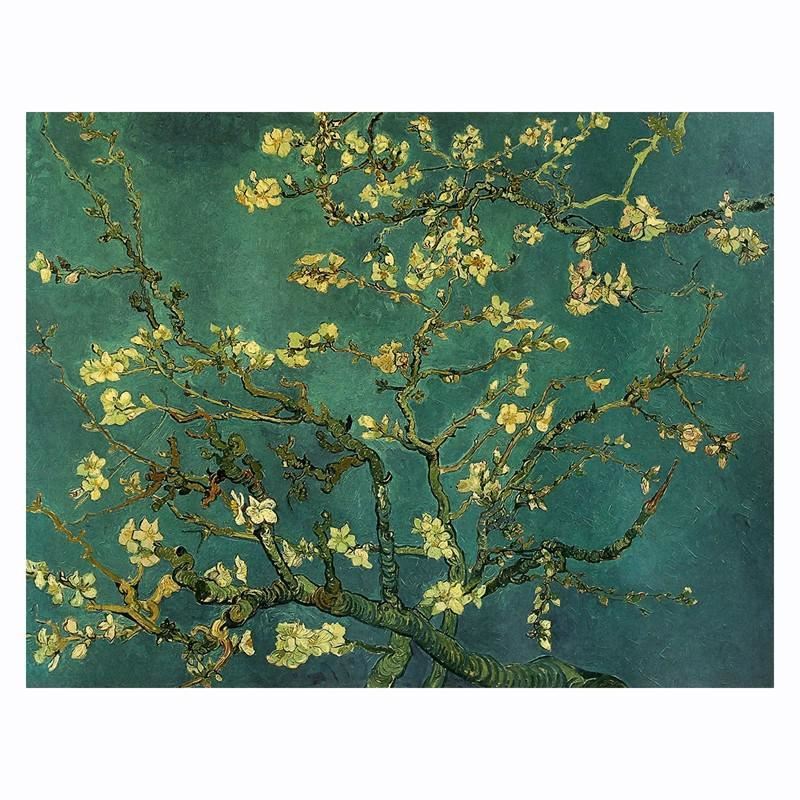 Van Gogh's famous Apricot Flower Kraft Paper Poster Home Room Bedroom Wall Decor