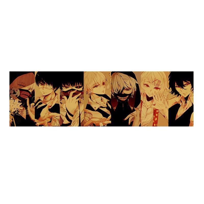 Anime Tokyo Ghoul Kraft Paper Poster Home Room Bedroom Wall Decoration Painting