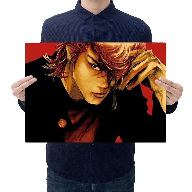 Anime Slam Dunk Kraft Paper Poster Home Room Bedroom Wall Print Poster