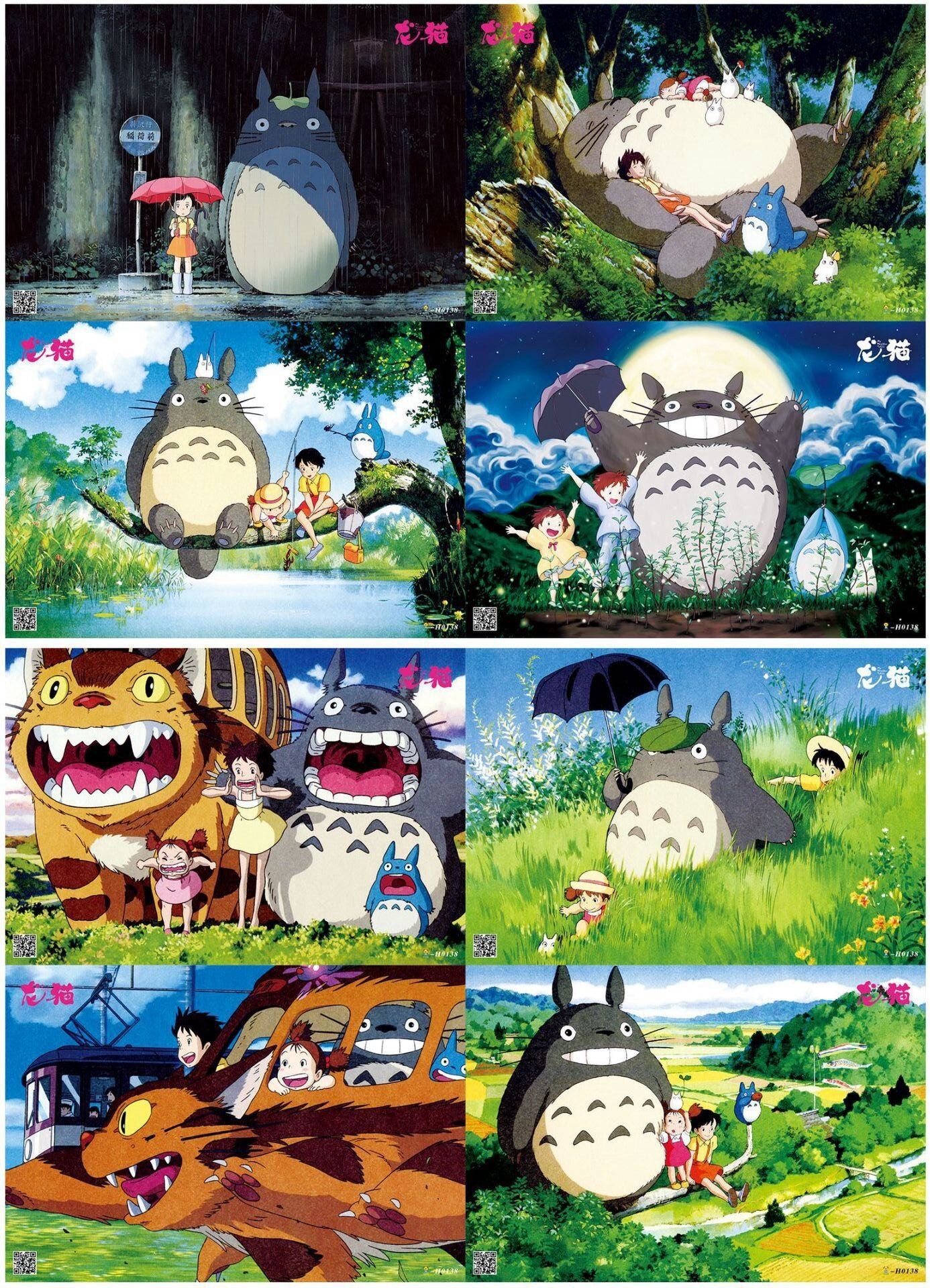 Anime MY NEIGHBOUR TOTORO Poster Home Room Wall Decorative Painting 42x29cm A Se