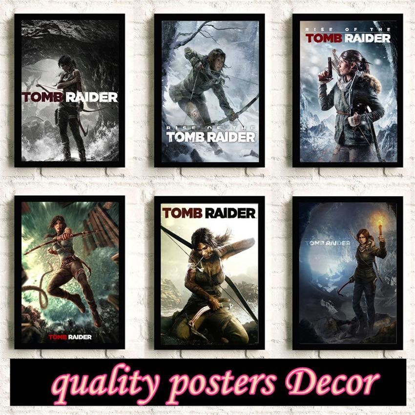 Tomb Raider Movie Reying Painting quality Home Decor Art Decor living posters Print