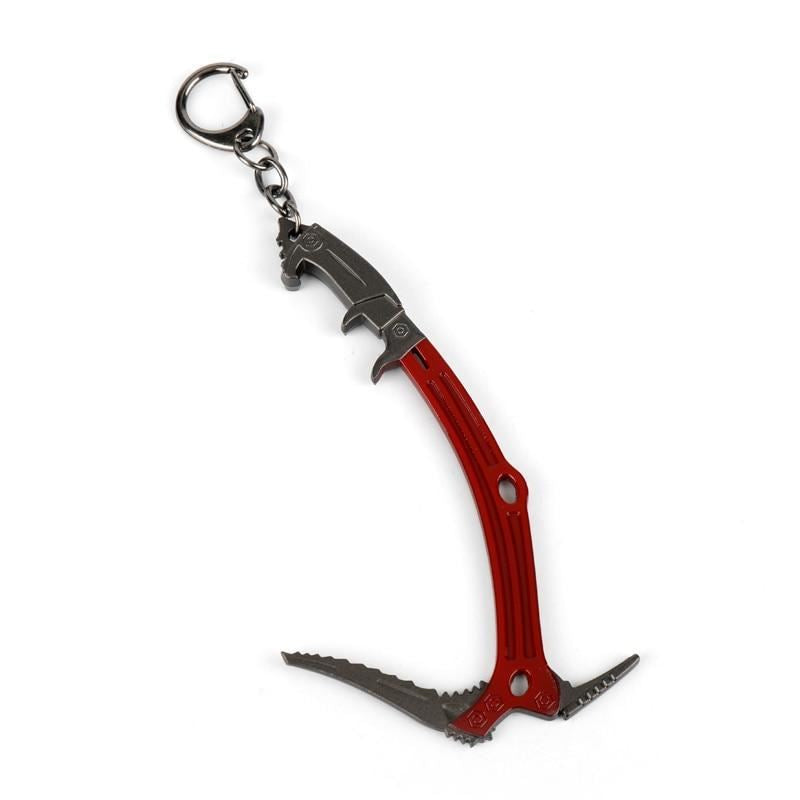 Game Tomb Raider Laura Taro Croft Climbing Axe Pendant Keychain Men Weapon Keyri