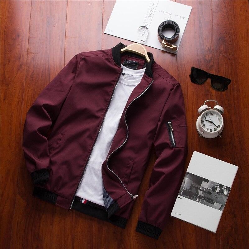 Everlan Autumn Men's Bomber Zipper Jacket Male Casual Streetwear Youth Fashion P