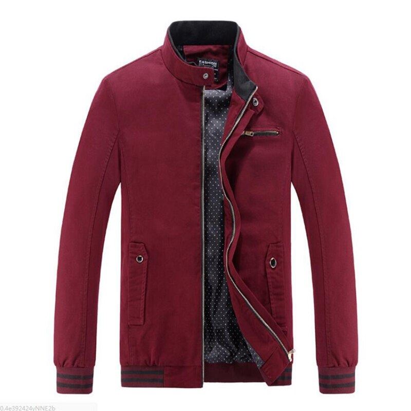 Autumn Cotton Mens Bomber Zipper Jacket Male Casual Brand Streetwear Hip Hop Sli