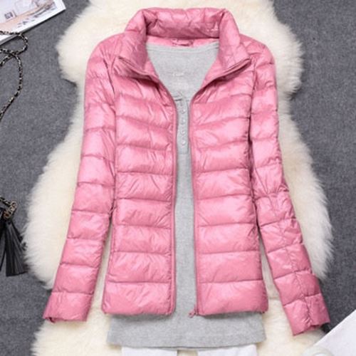 Women Winter Jacket 2021 New Ultra Light Duck Down Parkas Slim Female Puffer Jacket