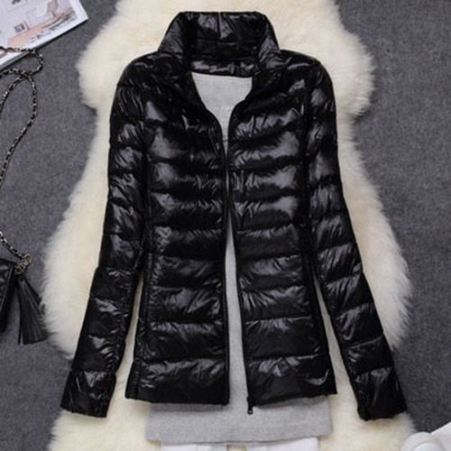 Women Winter Jacket 2021 New Ultra Light Duck Down Parkas Slim Female Puffer Jacket