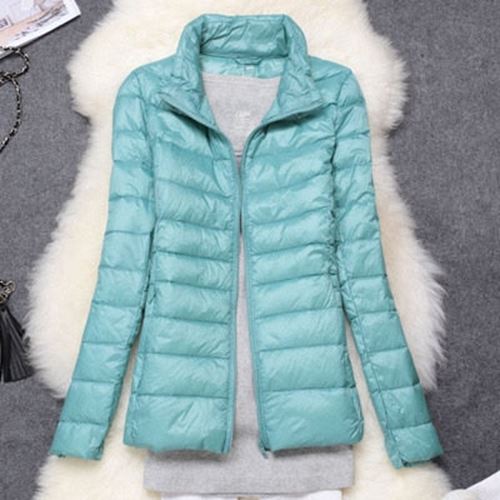 Women Winter Jacket 2021 New Ultra Light Duck Down Parkas Slim Female Puffer Jacket