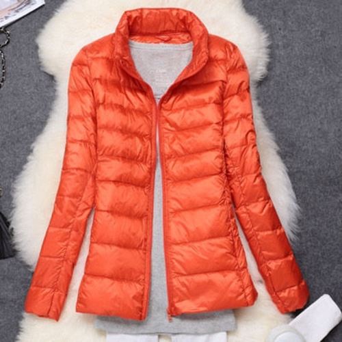 Women Winter Jacket 2021 New Ultra Light Duck Down Parkas Slim Female Puffer Jacket