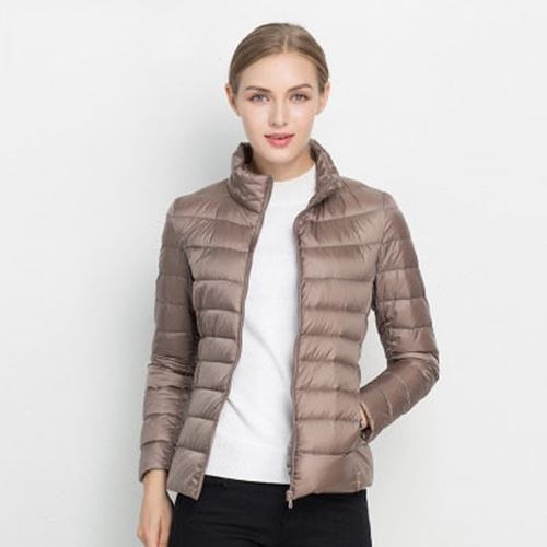 Women Winter Coat 2021 New Ultra Light White Duck Down Jacket Slim Women Winter