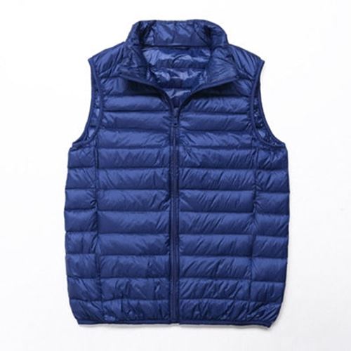 Winter Men Duck Down Vest Coat Ultralight Sleeveless Puffer Vest Jacket Fashion